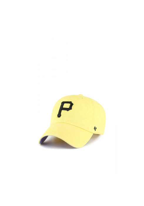 Жовта бейсболка '47 MLB PITTSBURGH PIRATES з чорною вишивкою логотипу та регульованою застібкою