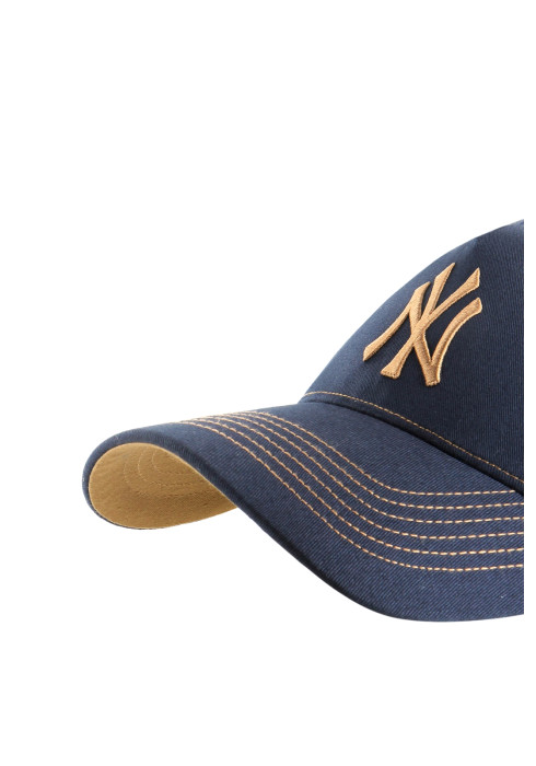 Чоловіча бейсболка '47 New York Yankees Contrast Stitch синього кольору - фото 2