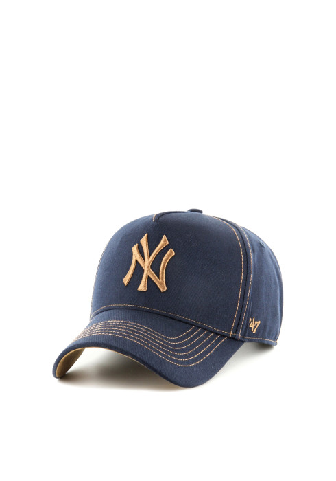 Чоловіча бейсболка '47 New York Yankees Contrast Stitch синього кольору