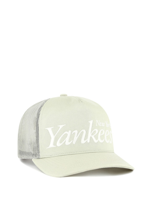 Світло-сіра бейсболка '47 Brand New York Yankees Foundation з вишитим логотипом NY - фото 2