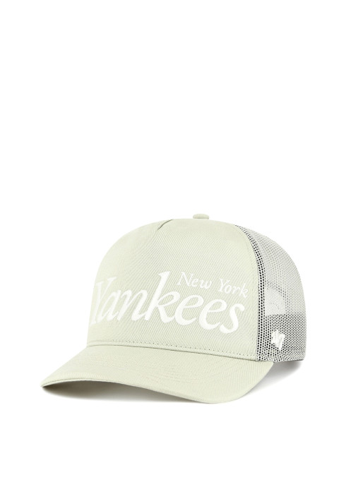Світло-сіра бейсболка '47 Brand New York Yankees Foundation з вишитим логотипом NY