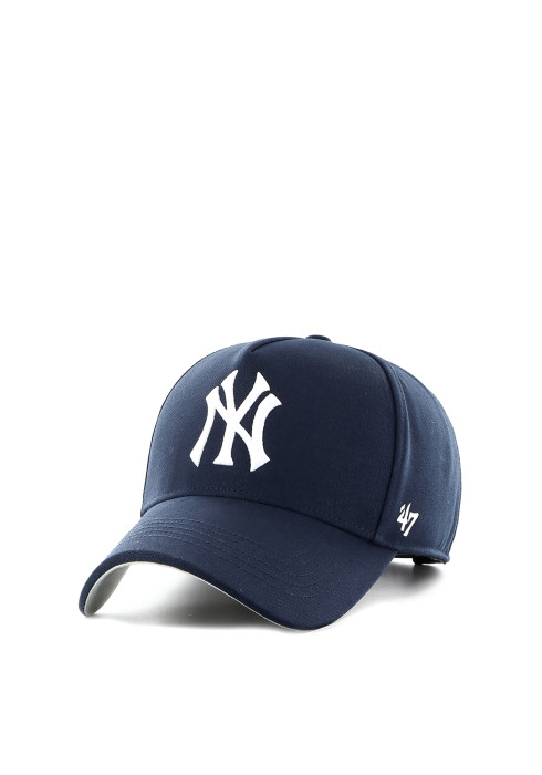 Темно-синя бейсболка '47 Brand New York Yankees Polar Freeze з білим логотипом NY, вигляд спереду