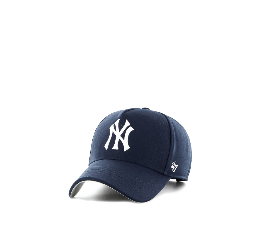 Темно-синя бейсболка '47 Brand New York Yankees Polar Freeze з білим логотипом NY, вигляд спереду