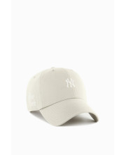 Бежева бейсболка '47 Brand New York Yankees Foundation з вишитим написом New York на бічній панелі