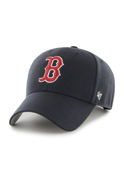 Темно-синя бейсболка '47 Brand Boston Red Sox з червоно-білим вишитим логотипом 'B'