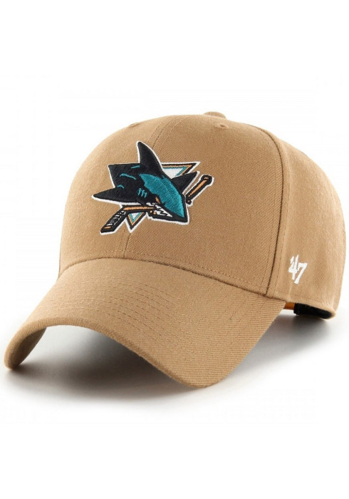 Бейсболка '47 MVP SAN JOSE SHARKS NHL з логотипом акули та регулюванням Snapback