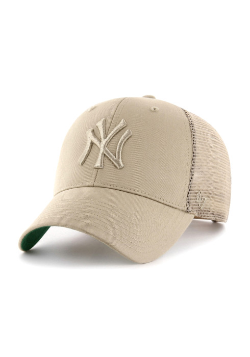 Чорна бейсболка-тракер '47 MVP NY Yankees з білою сіткою та рельєфною вишивкою