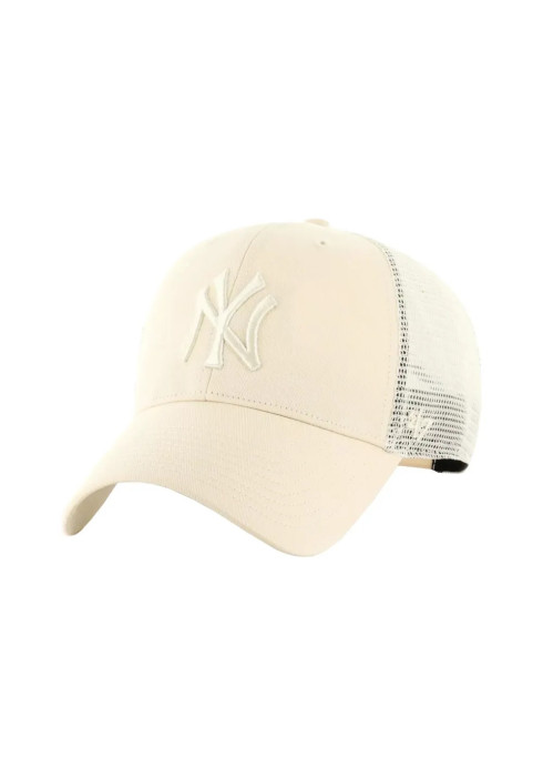 Чорна бейсболка-тракер '47 MVP NY Yankees з білою сіткою та рельєфною вишивкою