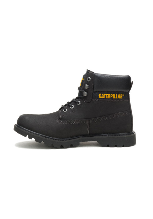 Чоловічі високі утеплені черевики Caterpillar Colorado Fur 2.0 чорні, вигляд збоку