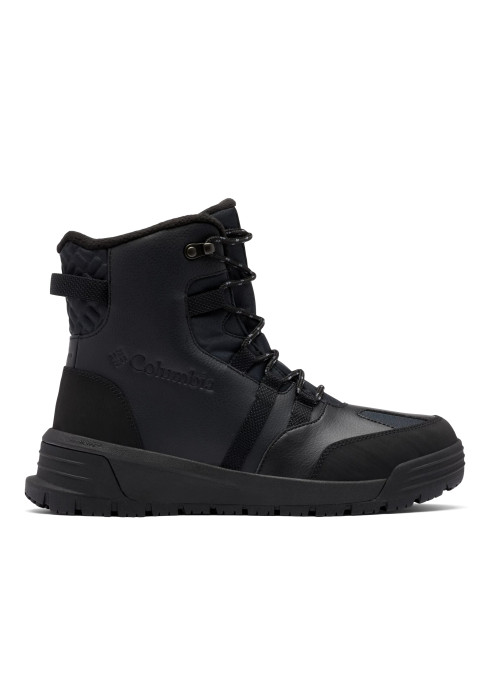 Чоловічі чорні зимові черевики Columbia Snowtrekker арт. 1945551-010 у профіль з логотипом