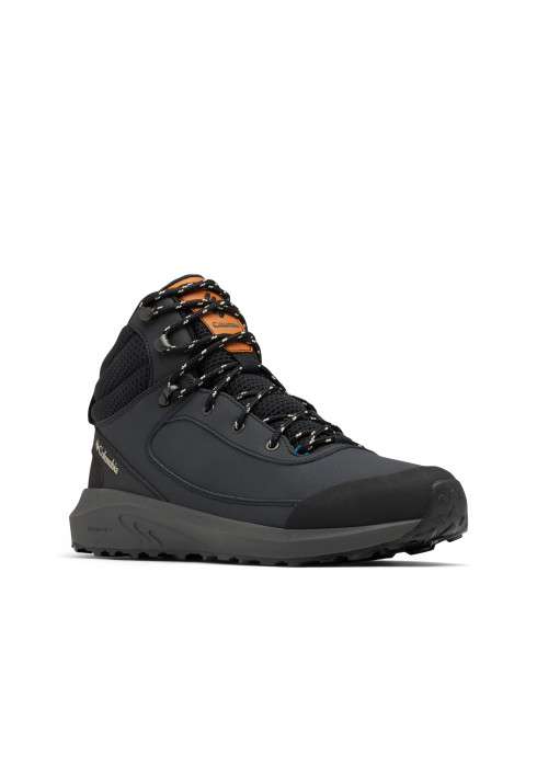 Чоловічі високі черевики Columbia Trailstorm Peak Mid чорні, вигляд збоку