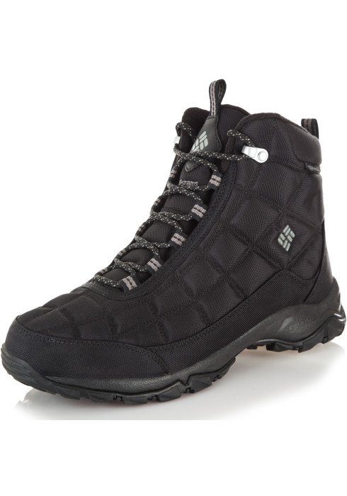 Чоловічі чорні утеплені черевики Columbia Firecamp Boot арт. 1672881-012 у профіль