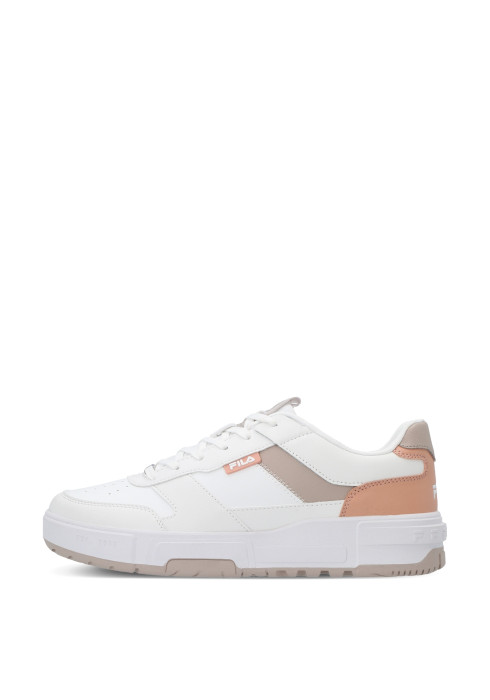 Жіночі білі кеди FILA FX-1000 LOW у профіль з бічною вставкою та логотипом FILA
