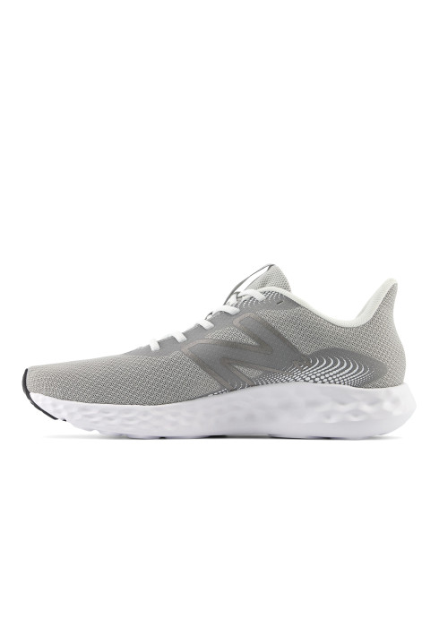 Чоловічий сірий кросівок New Balance 411 V3 у профіль з внутрішньої сторони з м'якою амортизуючою підошвою