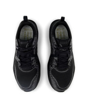 Чоловічий чорний кросівок New Balance Fresh Foam X Hierro v8 Gore-Tex вид зверху зі шнурівкою та устілкою