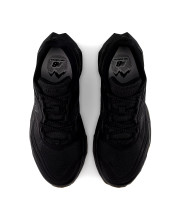 Чорні кросівки чоловічі New Balance Tektrel вид зверху зі шнурівкою та брендованою устілкою