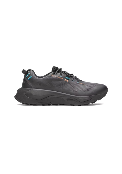 Чорні чоловічі трейлові кросівки Under Armour Charged Bandit Trail 4 Waterproof, зовнішній боковий вигляд