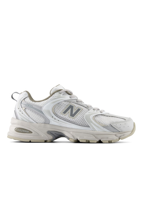 Унісекс кросівки New Balance 530 у профіль з фірмовим логотипом N та технологією ABZORB