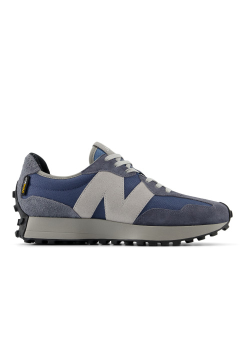 Унісекс кросівки New Balance 327 у профіль з бічною біткою Cordura та великим світлим логотипом N