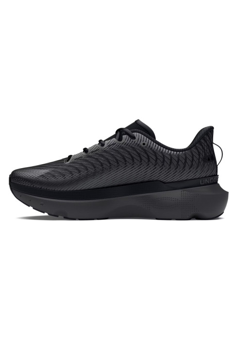 Унісекс кросівки для бігу Under Armour UA Infinite Pro Storm у профіль з внутрішньої сторони з чорною підошвою HOVR+