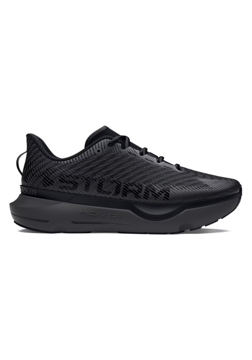 Чоловічі та жіночі кросівки Under Armour UA Infinite Pro Storm у профіль із написом STORM, амортизацією HOVR+ та технологічним верхом