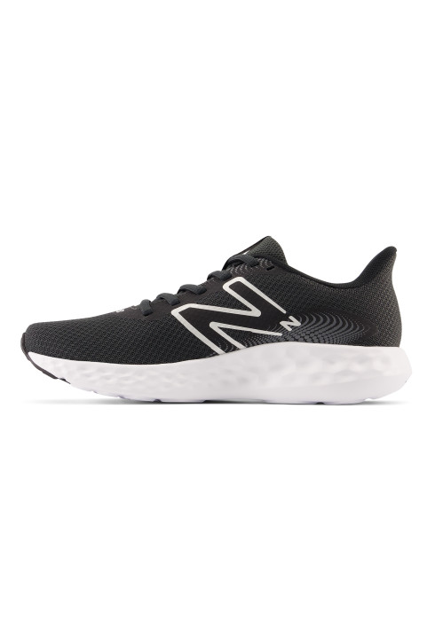 Жіночі темно-сірі кросівки New Balance 411 V3 у профіль з внутрішньої сторони з м'якою підошвою