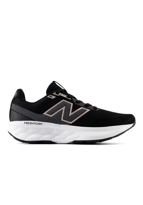 Жіночі чорні кросівки NB 520 V9 у профіль з підошвою Fresh Foam та білим амортизатором