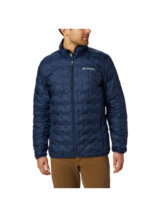 Чоловіча синя пухова куртка Columbia Delta Ridge™ Down Jacket на моделі спереду