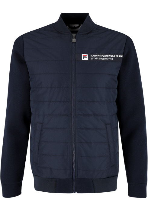 Чоловіча утеплена куртка FILA Men's Jacket у спортивному стилі на манекені спереду