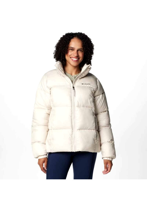 Жіноча світла утеплена куртка Columbia Puffect II Full Zip Jacket арт. 2090291-278 на моделі