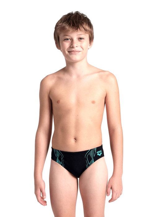 Дитячі плавки Arena Reflecting Swim Briefs з яскравим абстрактним принтом