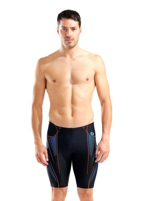 Чоловік у чорних плавнях-джаммерах Arena NEO STREAM SWIM JAMMER спереду