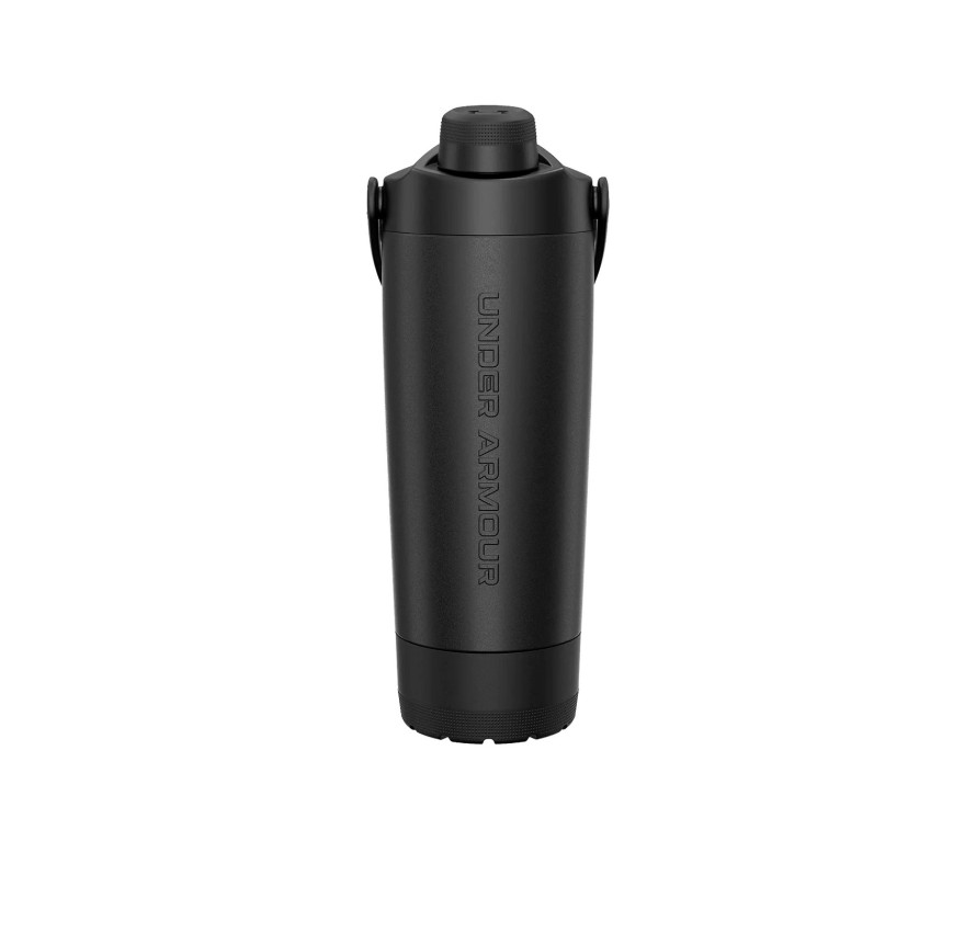 Чорна металева термопляшка Under Armour Speed Flip Stainless Steel 887 мл, вигляд спереду