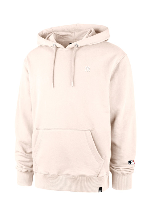 Світлий чоловічий худі '47 Brand New York Yankees Base Runner Brushed Fleece з кишенею-кенгуру спереду