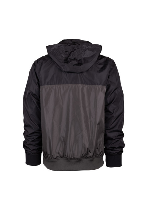 Чоловічий чорний анорак куртка 47 Brand New York Yankees Core 1/4 Zip вид ззаду на білому тлі