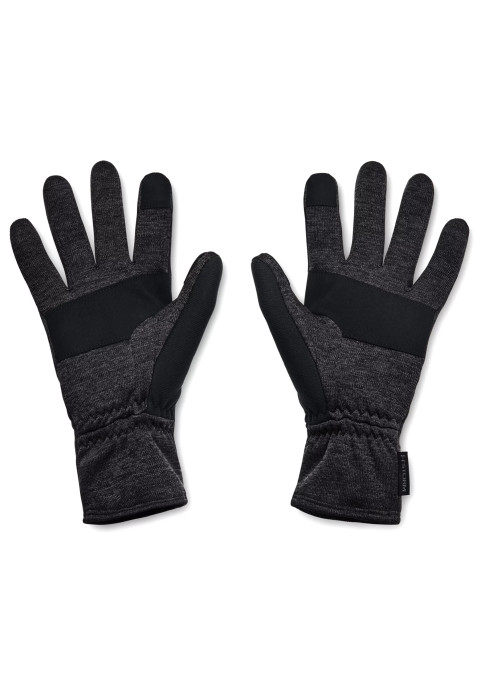 Чоловічі флісові рукавиці Under Armour UA Storm Fleece темно-сірого кольору з Tech-наконечниками - фото 2
