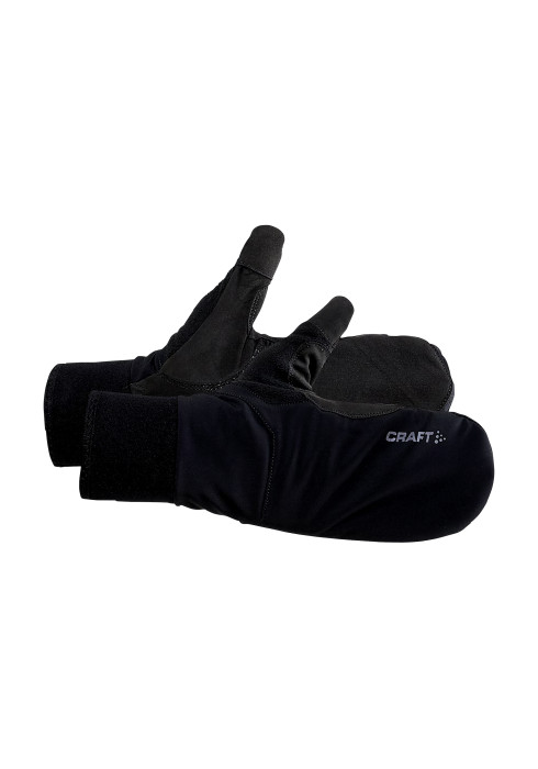 Чорні технічні рукавиці CRAFT ADV Speed Mitten з вітрозахистом та долонею CLARINO