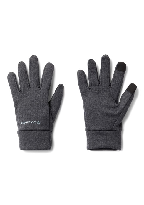 Унісекс рукавиці Columbia Park View™ Fleece сірого/чорного кольору з технологією Omni-Wick та сенсорними кінчиками пальців