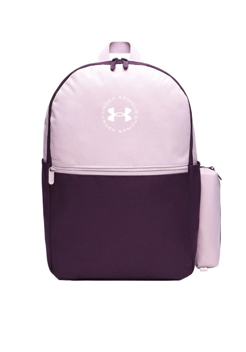 Бузково-фіолетовий рюкзак Under Armour Essential Printed BP зі знімним пеналом, вигляд спереду