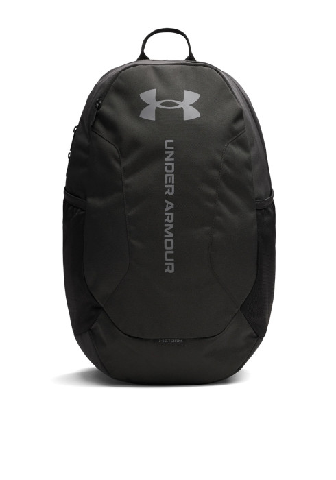 Чорний спортивний рюкзак Under Armour Hustle Lite Backpack із логотипом, вигляд спереду