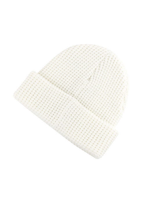 Шапка New Balance Waffle Knit Cuffed чорного, білого та коричневого кольору з вафельною в'язкою - фото 2
