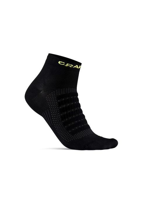 Чорні спортивні шкарпетки CRAFT ADV Dry Mid з технологічною ниткою Breeze