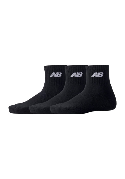 Білі та чорні короткі шкарпетки New Balance Everyday Ankle з логотипом NB