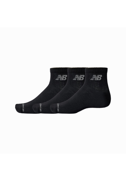Набір із трьох пар низьких шкарпеток New Balance Performance Basic Ankle чорного, білого або сірого кольору.