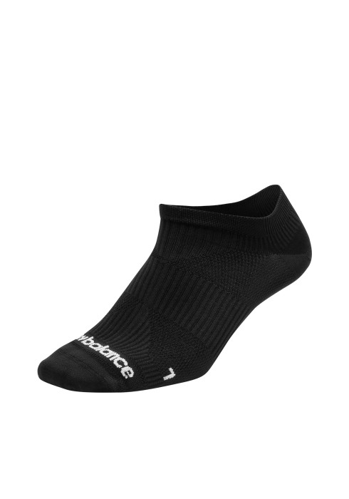 Чорні низькі спортивні шкарпетки New Balance Run Flat Knit No Show