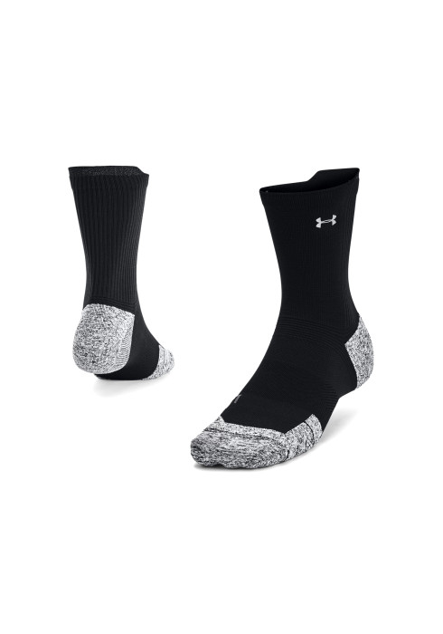 Чорні спортивні шкарпетки Under Armour AD Run Cushion Mid з технологією ArmourDry