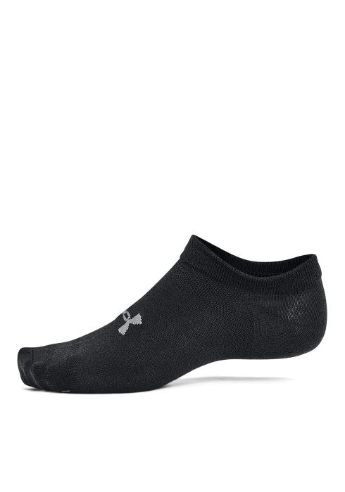 Чорні шкарпетки-невидимки Under Armour Essential No Show з логотипом UA - фото 2