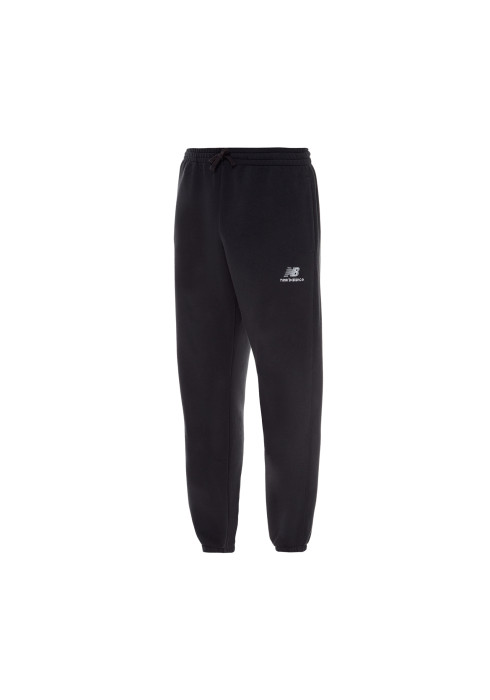 Чорні спортивні штани унісекс New Balance Athletics Renew Askew студійний вигляд спереду в три чверті на білому тлі