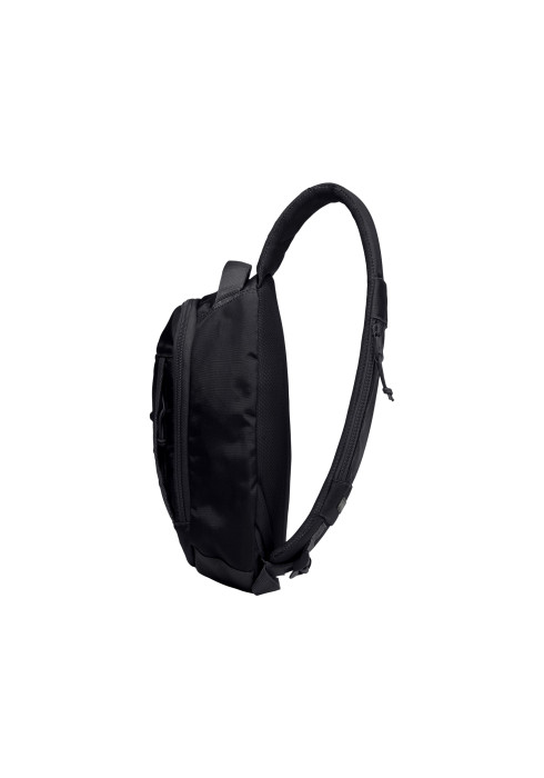 Чорна сумка-слінг New Balance Athletics Sling Bag, вид спереду, ззаду та збоку. - фото 2