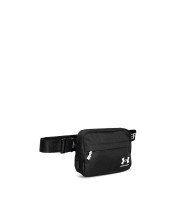 Сумка на пояс Under Armour Loudon Waist Bag Xbody чорного кольору, вигляд збоку під кутом